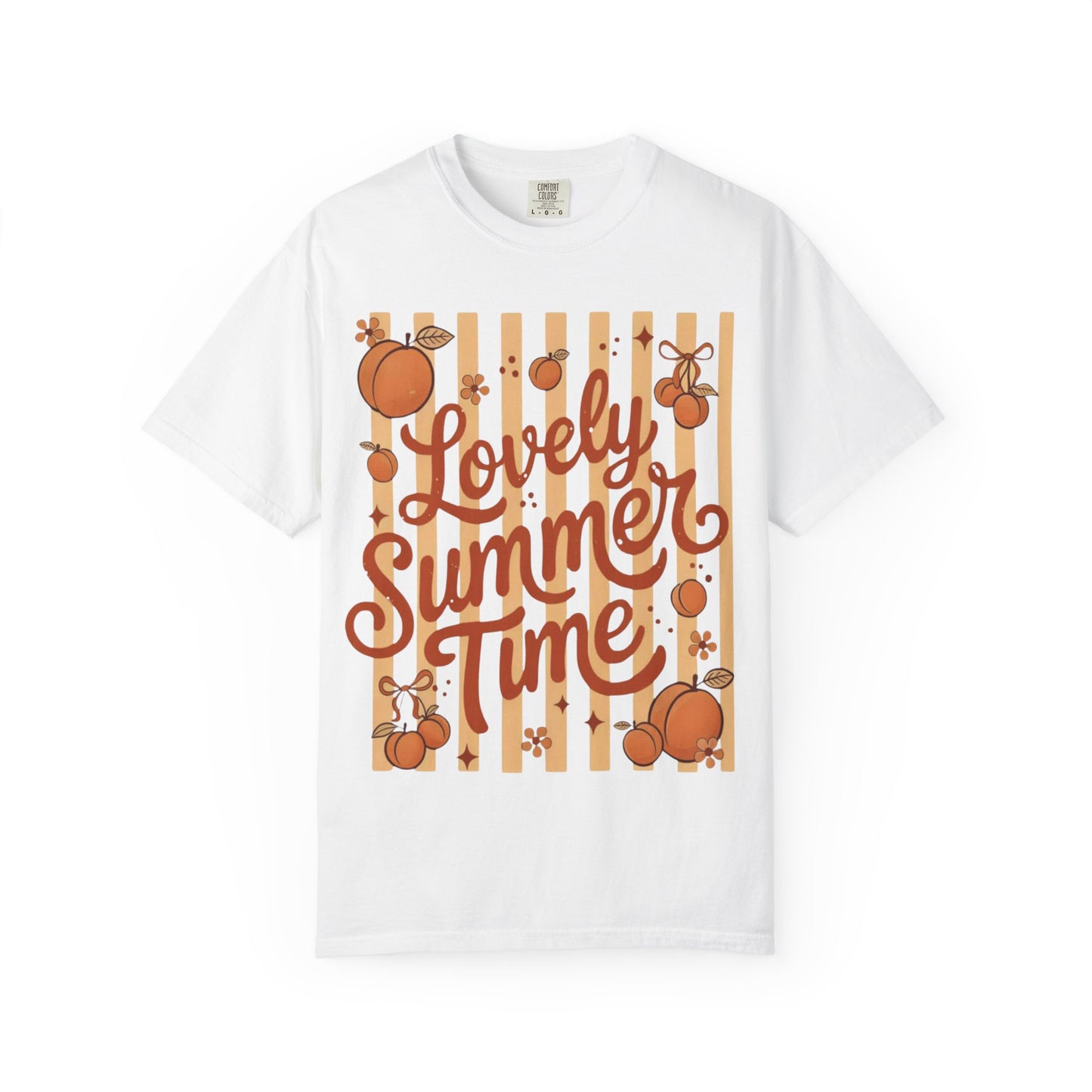 Lovely Summer Time T-Shirt — Retro Orange Fruit Graphic Tee