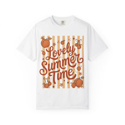 Lovely Summer Time T-Shirt — Retro Orange Fruit Graphic Tee