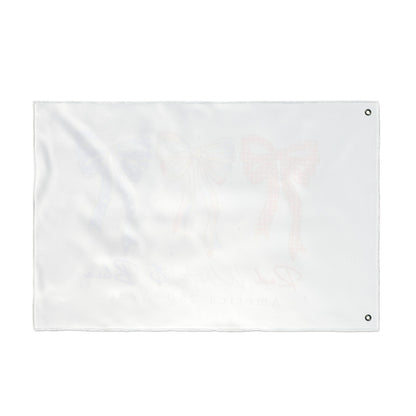 America 250 Red White & Blue Decorative Flag — Double-Sided Patriotic Bow Garden Flag