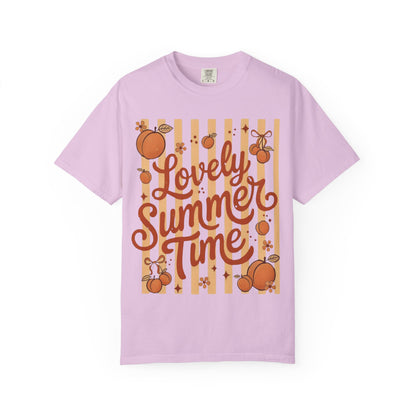 Lovely Summer Time T-Shirt — Retro Orange Fruit Graphic Tee