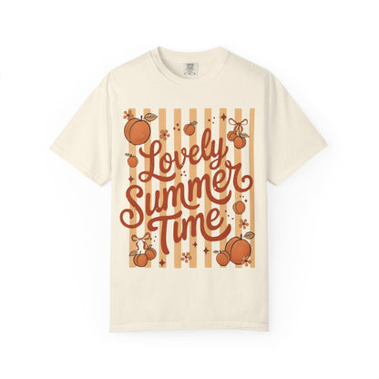 Lovely Summer Time T-Shirt — Retro Orange Fruit Graphic Tee