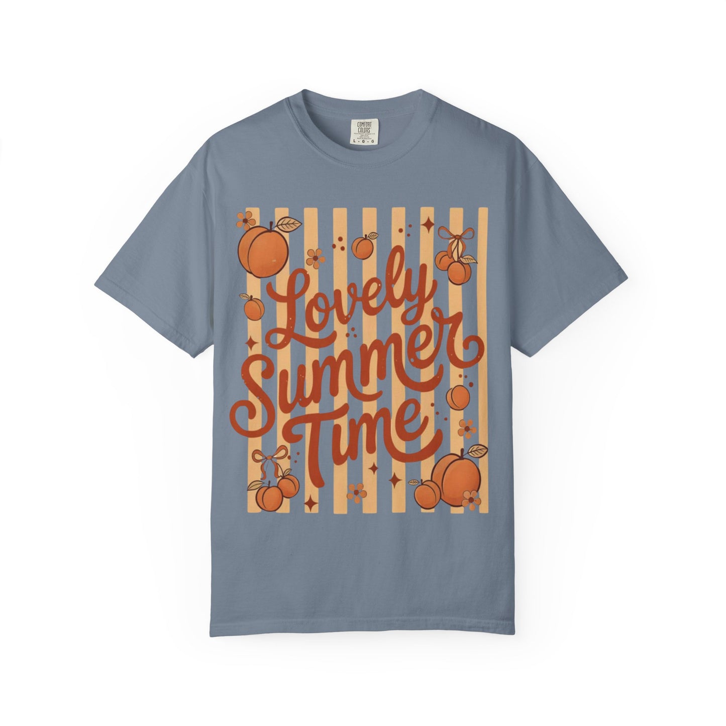 Lovely Summer Time T-Shirt — Retro Orange Fruit Graphic Tee