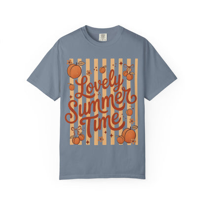 Lovely Summer Time T-Shirt — Retro Orange Fruit Graphic Tee
