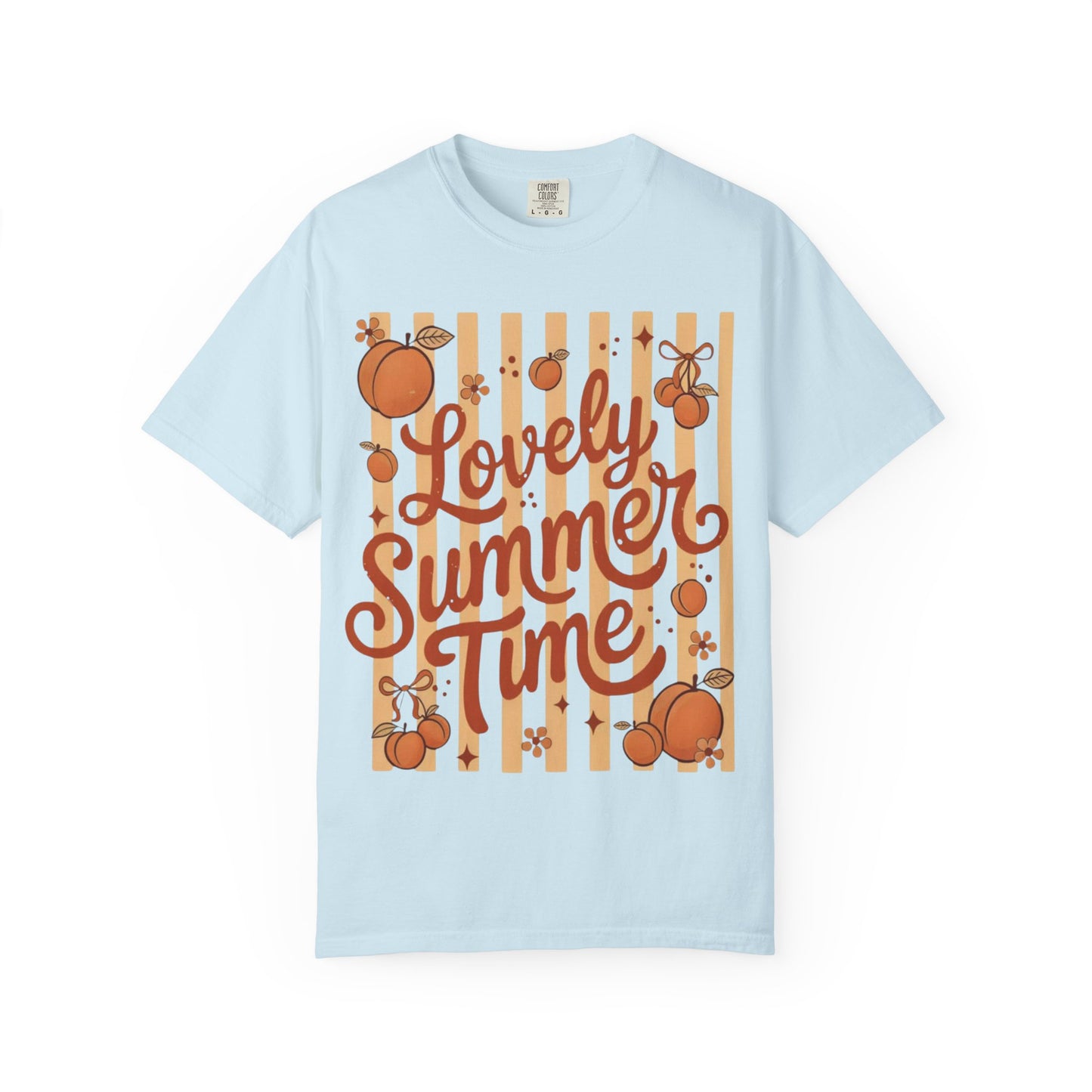 Lovely Summer Time T-Shirt — Retro Orange Fruit Graphic Tee