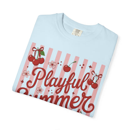 Playful Summer Time Cherry Tee