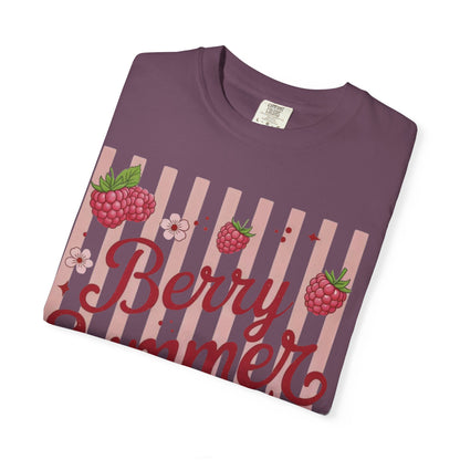 Summer Strawberry Tee — "Berry Summer Time" Graphic T-Shirt