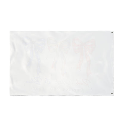 America 250 Red White & Blue Decorative Flag — Double-Sided Patriotic Bow Garden Flag