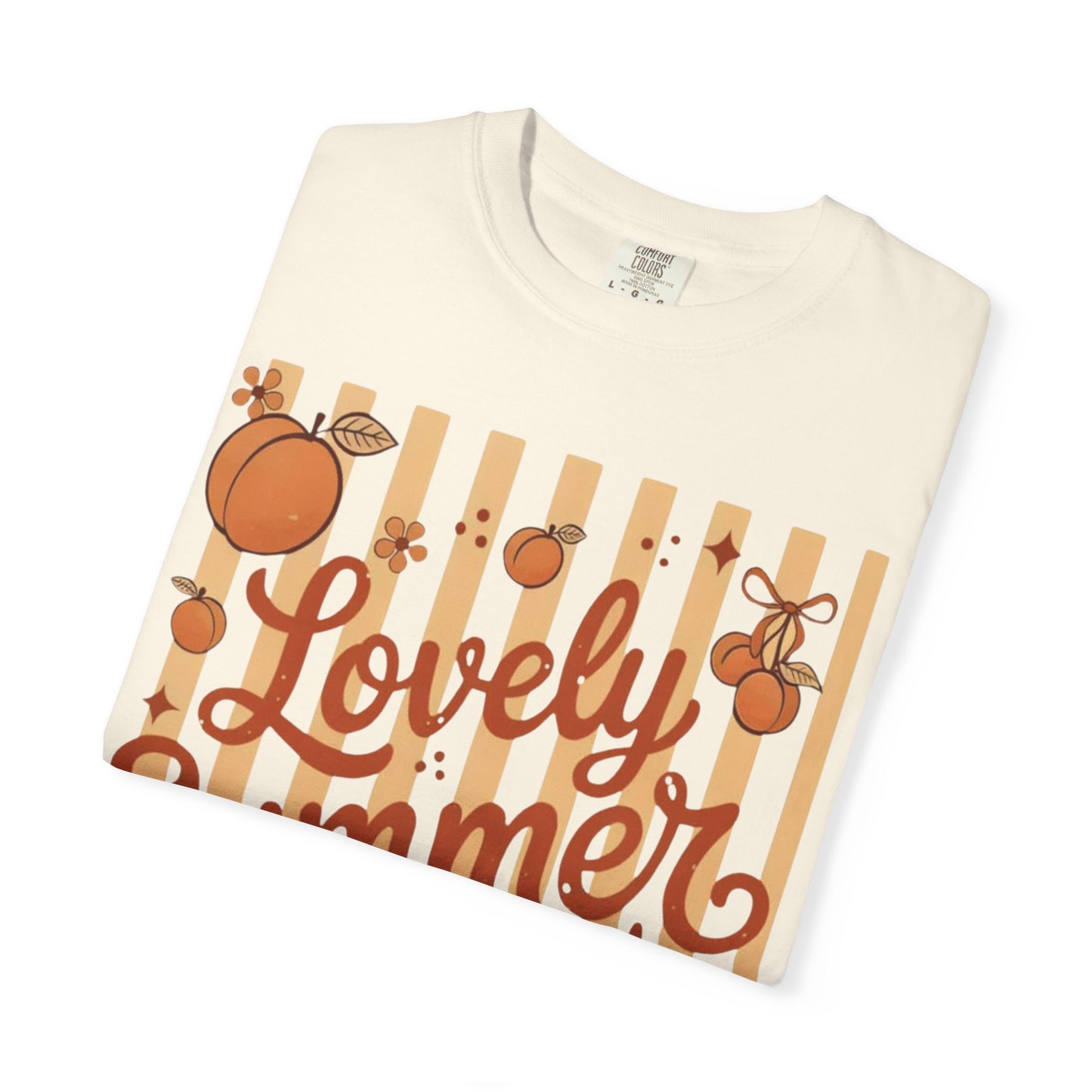 Lovely Summer Time T-Shirt — Retro Orange Fruit Graphic Tee