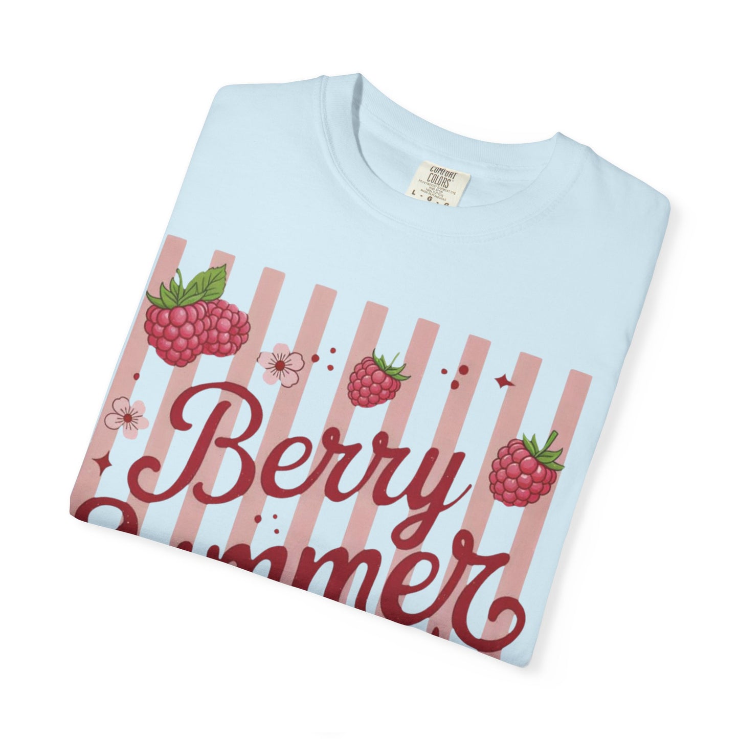Summer Strawberry Tee — "Berry Summer Time" Graphic T-Shirt