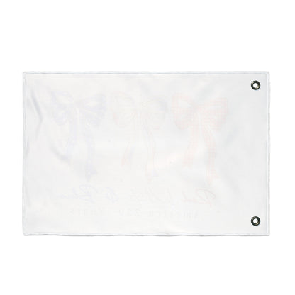 America 250 Red White & Blue Decorative Flag — Double-Sided Patriotic Bow Garden Flag