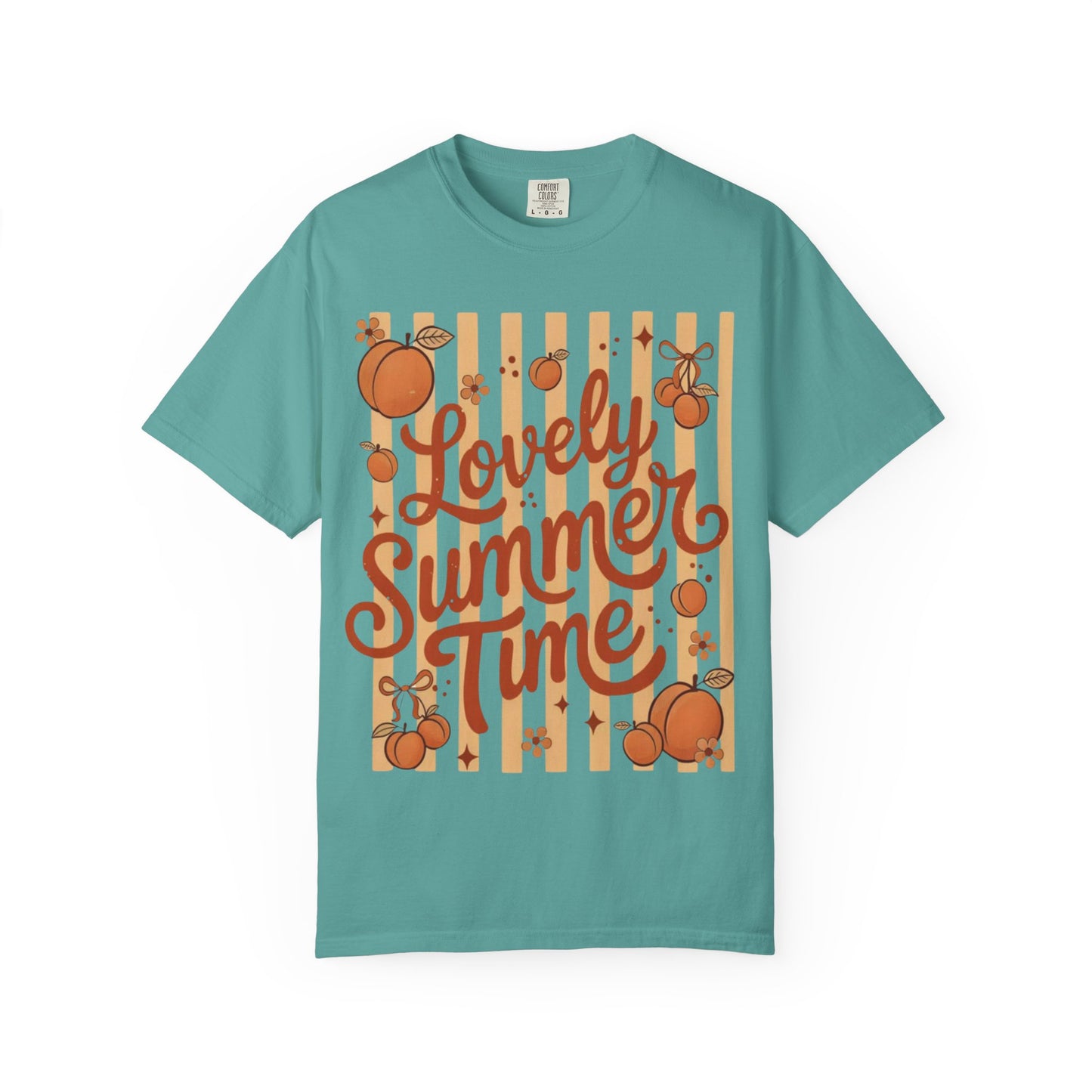 Lovely Summer Time T-Shirt — Retro Orange Fruit Graphic Tee