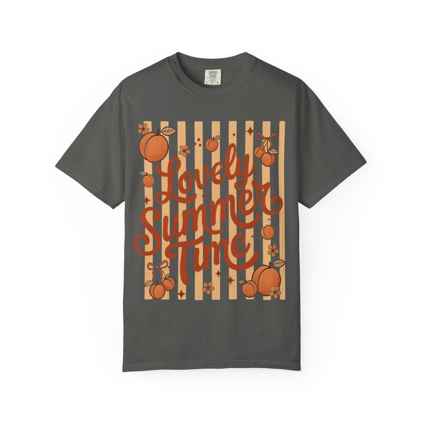 Lovely Summer Time T-Shirt — Retro Orange Fruit Graphic Tee