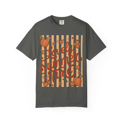 Lovely Summer Time T-Shirt — Retro Orange Fruit Graphic Tee