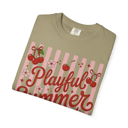 Playful Summer Time Cherry Tee