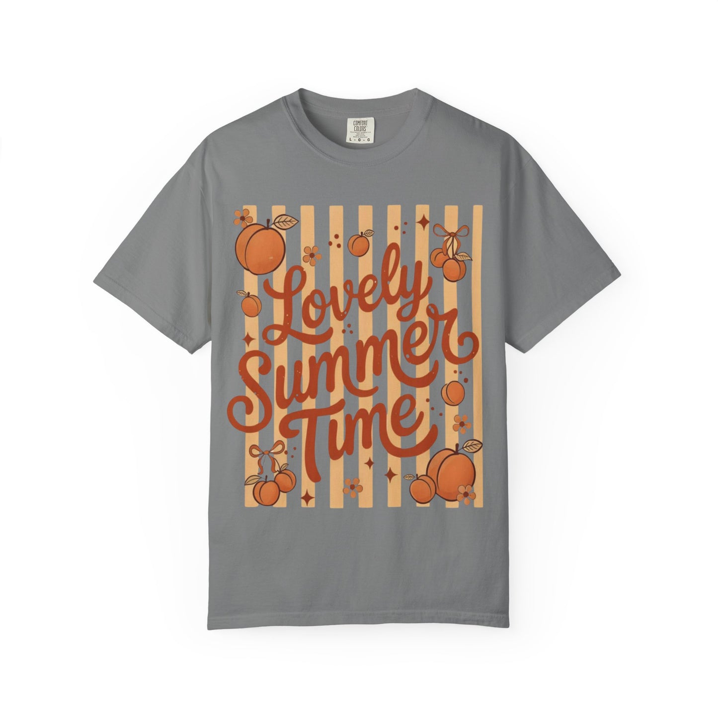 Lovely Summer Time T-Shirt — Retro Orange Fruit Graphic Tee
