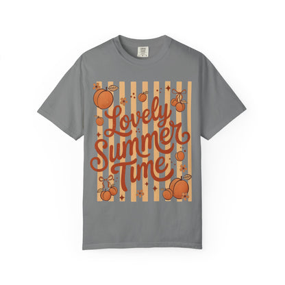 Lovely Summer Time T-Shirt — Retro Orange Fruit Graphic Tee