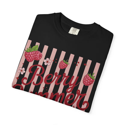 Summer Strawberry Tee — "Berry Summer Time" Graphic T-Shirt