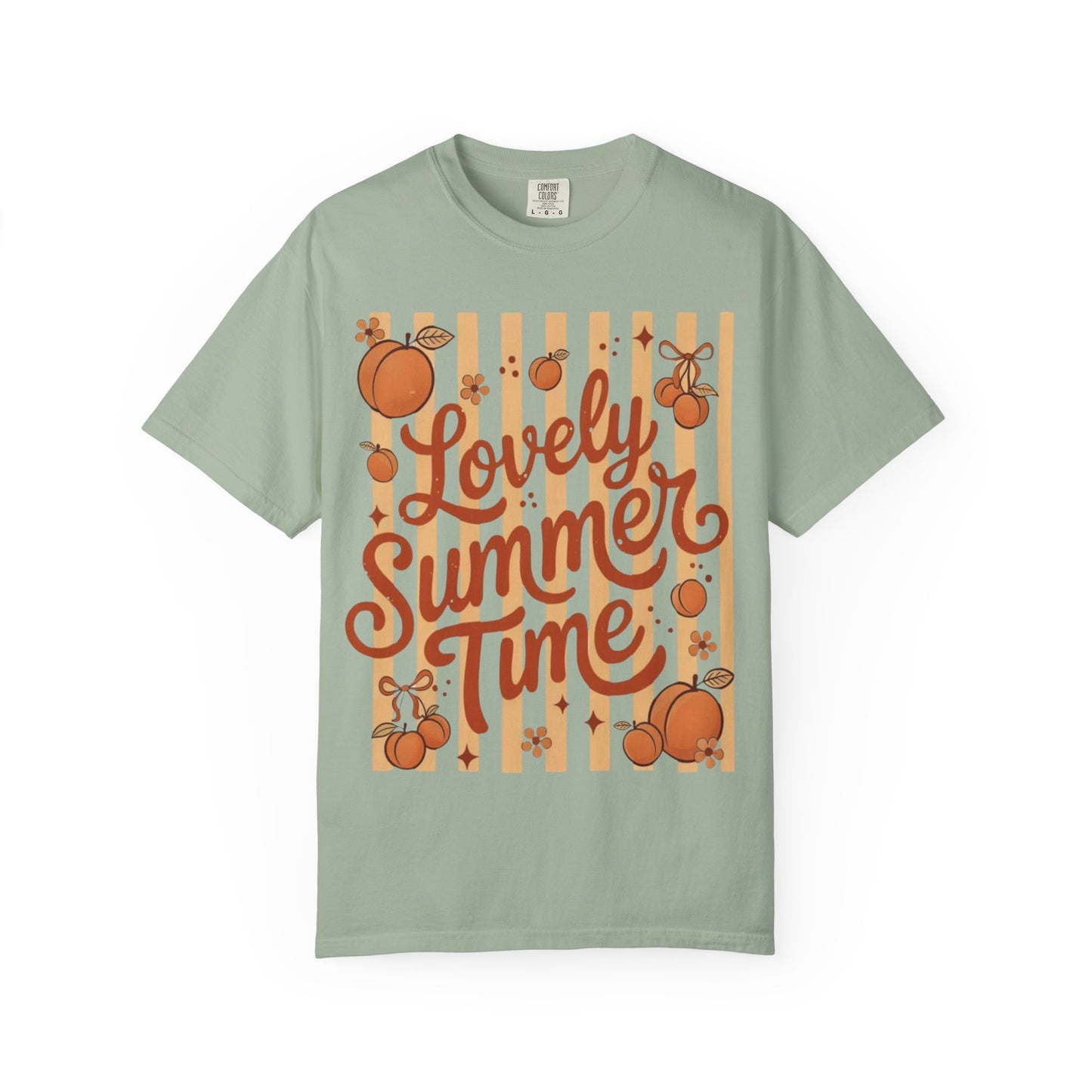 Lovely Summer Time T-Shirt — Retro Orange Fruit Graphic Tee
